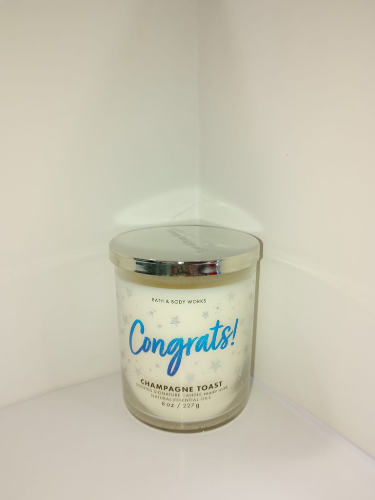 B&B Champagne Toast 3 Wick Candle