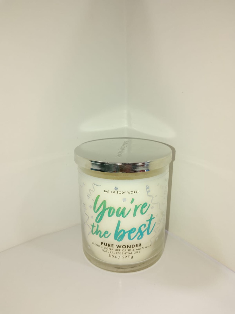 B&B Pure Wonder Single Wick Candle