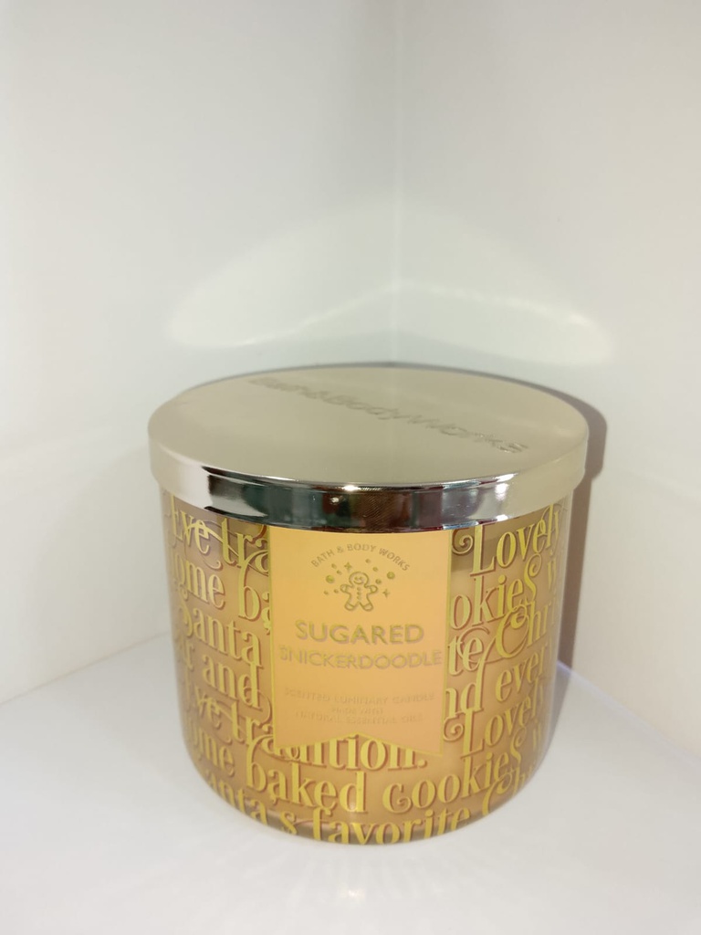 B&B Sugared Snickerdoodle 3 Wick Candle