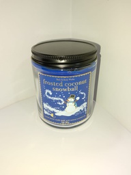 B&B Frosted Coconut Snowball Single Wick Candle