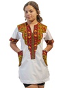 ​Dashiki Dress White with Print